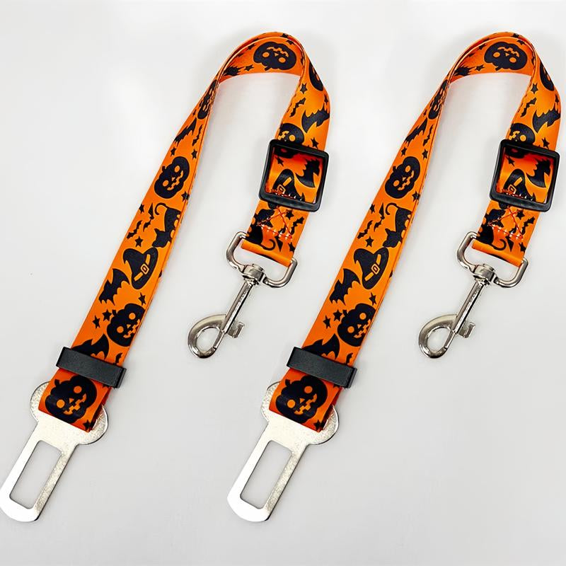 2 Packs Pet Dog Cat Seat Belts, Car Headrest Restraint Adjustable Safety Leads Vehicle Seatbelt Harness.Usa Stock Ships Tomorrow! (Cats Included)