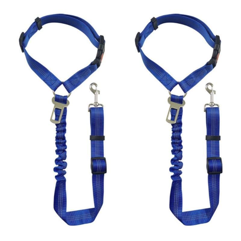 2 Packs Pet Dog Cat Seat Belts, Car Headrest Restraint Adjustable Safety Leads Vehicle Seatbelt Harness.Usa Stock Ships Tomorrow! (Cats Included)