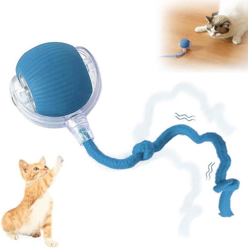 Electric Cat Toy Ball, Rechargeable Dog Ball Toy, Interactive Cat Teaser Toy, Automatic Rolling Ball Toy, Gift for Pets, Pet Supplies, Dog & Cat Accessories, Valentine'S Day Gift