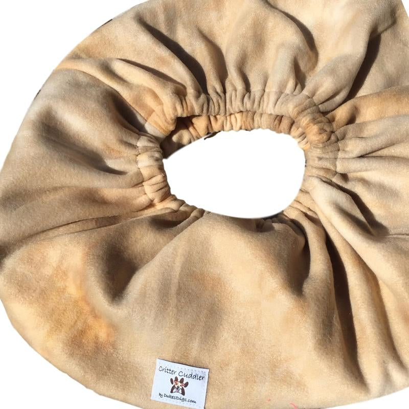 XL Critter Cuddler Animal Carrier and Bonding Sling for Small & Medium Dogs, Cats, Bunnies, Baby Goats, Chickens Etc - Handmade in USA Pet Supplies Fleece