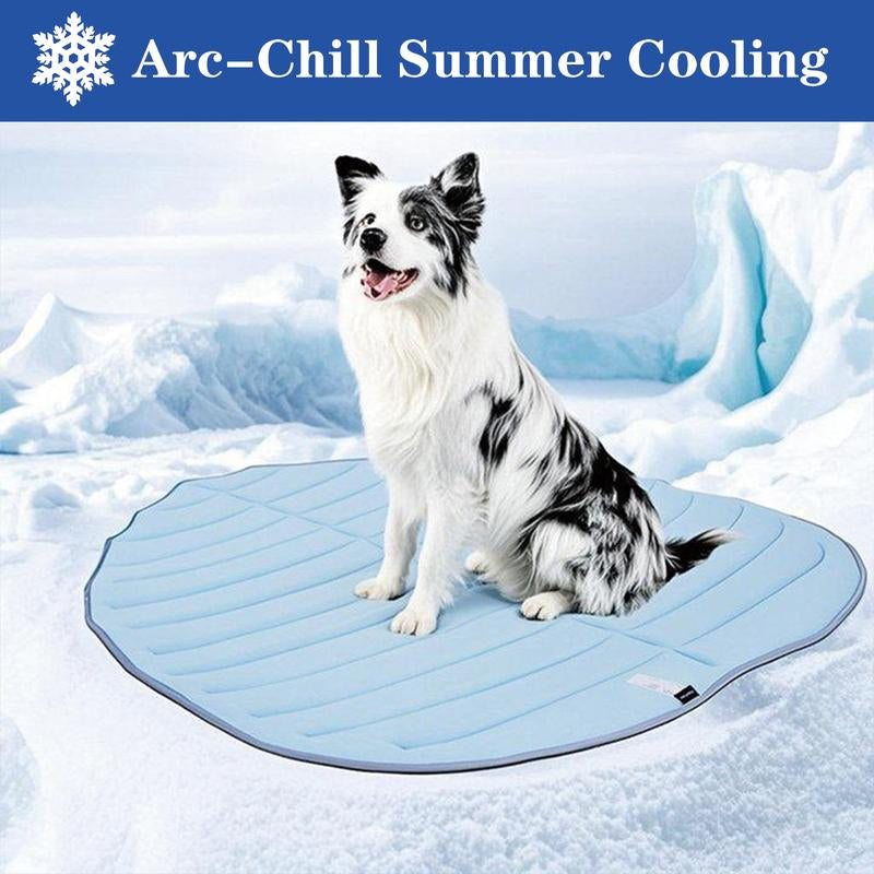 Vagascape Cooling Pet Mat, Eco-Friendly Cooling Pad for Large Dog, Pet Cooling Mats for Dog Bed and Cat House, Use in Crate, Tunk, Camping, Outdoors, Portable, Machine Washable, Durable, without Gel, Outdoorfun