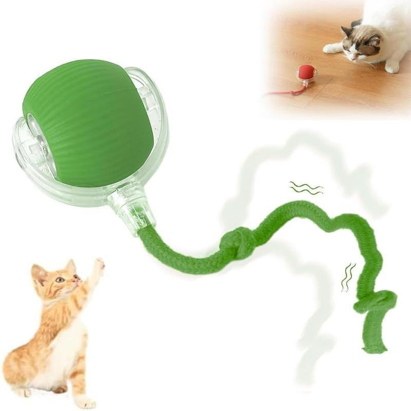 Electric Cat Toy Ball, Rechargeable Dog Ball Toy, Interactive Cat Teaser Toy, Automatic Rolling Ball Toy, Gift for Pets, Pet Supplies, Dog & Cat Accessories, Valentine'S Day Gift