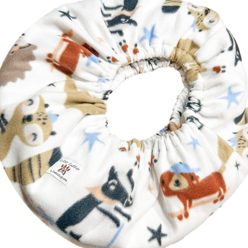 XL Critter Cuddler Animal Carrier and Bonding Sling for Small & Medium Dogs, Cats, Bunnies, Baby Goats, Chickens Etc - Handmade in USA Pet Supplies Fleece