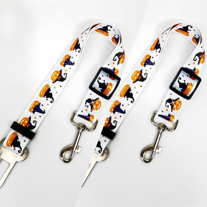 2 Packs Pet Dog Cat Seat Belts, Car Headrest Restraint Adjustable Safety Leads Vehicle Seatbelt Harness.Usa Stock Ships Tomorrow! (Cats Included)