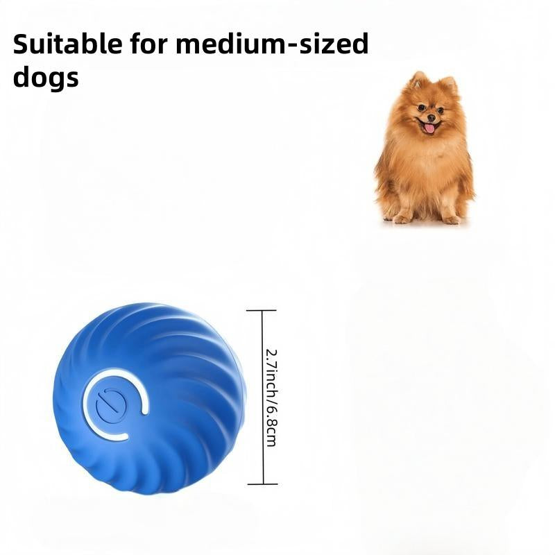 Shaky Ball Toy for Dogs, Vibrating Dog Ball, Shaky Ball Dog Toy, Automatic Moving Dog Toy Ball, Vibrating Ball for Dogs for Small, Medium, Large Dogs,Automatic Moving Dog Toy Ball For/Small/Medium/Large Dogs, USB Rechargeable