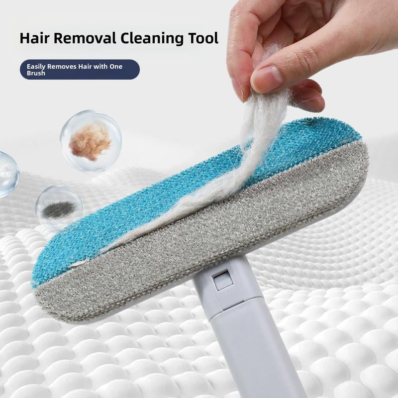 Long Handle Multifunctional Two-Way Hair Removal Brush Cat Hair Remover Sticky Hair Remover Dog Hair Cleaner Carpet Remover