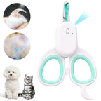 Pet Nail Trimmer with LED Light for Pet Nails with Light, Precise Nail Trimmer for Cats and Dogs, Safe Portable Child Safety Lock