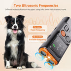 Golipal Dog Bark Stopper – Ultrasonic Dog Training Device, Long Range Bark Control, Rechargeable, LED Flashlight, Anti-Bark Collar Alternative