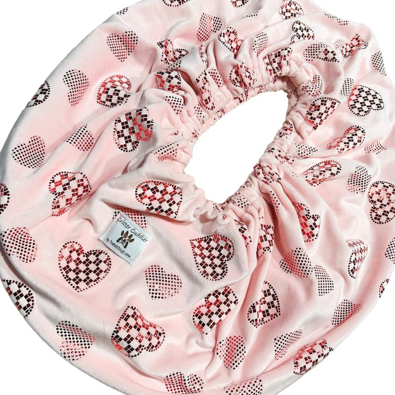 XL Critter Cuddler Animal Carrier and Bonding Sling for Small & Medium Dogs, Cats, Bunnies, Baby Goats, Chickens Etc - Handmade in USA Pet Supplies Fleece