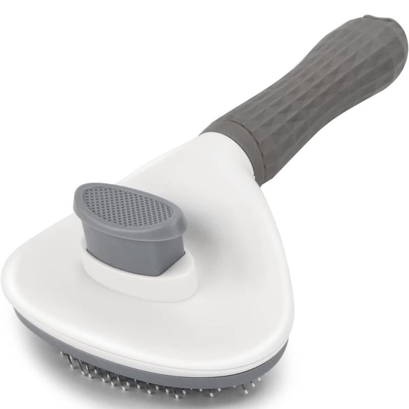 Furry Finds and Goods Self Cleaning Slicker Brush - Pet Grooming Tool for Dogs, Cats, and Bunnies with Long or Short Hair