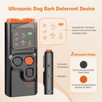 Golipal Dog Bark Stopper – Ultrasonic Dog Training Device, Long Range Bark Control, Rechargeable, LED Flashlight, Anti-Bark Collar Alternative