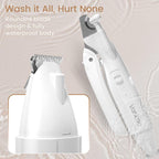 Vankoo Petgroomer 2-In-1 Dog Nail Clipper & Paw Hair Trimmer with LED Light, Rechargeable & Waterproof – Grooming Tool for Paws, Face, Ears, Rump – Safe for Dogs & Cats