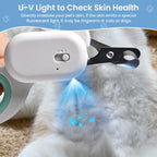 Pet Nail Trimmer with LED Light for Pet Nails with Light, Precise Nail Trimmer for Cats and Dogs, Safe Portable Child Safety Lock