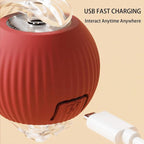 Electric Cat Toy Ball, Rechargeable Dog Ball Toy, Interactive Cat Teaser Toy, Automatic Rolling Ball Toy, Gift for Pets, Pet Supplies, Dog & Cat Accessories, Valentine'S Day Gift