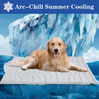 Vagascape Cooling Pet Mat, Eco-Friendly Cooling Pad for Large Dog, Pet Cooling Mats for Dog Bed and Cat House, Use in Crate, Tunk, Camping, Outdoors, Portable, Machine Washable, Durable, without Gel, Outdoorfun