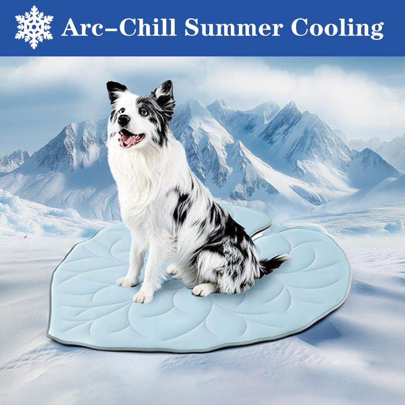 Vagascape Cooling Pet Mat, Eco-Friendly Cooling Pad for Large Dog, Pet Cooling Mats for Dog Bed and Cat House, Use in Crate, Tunk, Camping, Outdoors, Portable, Machine Washable, Durable, without Gel, Outdoorfun