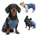 New Style Breathable Pet Overalls,Comfortable and Cute Dog Jumpsuits, Pet Clothing for Dachshunds and French Bulldogs, Halloween Puppy Funny Role Play Costume
