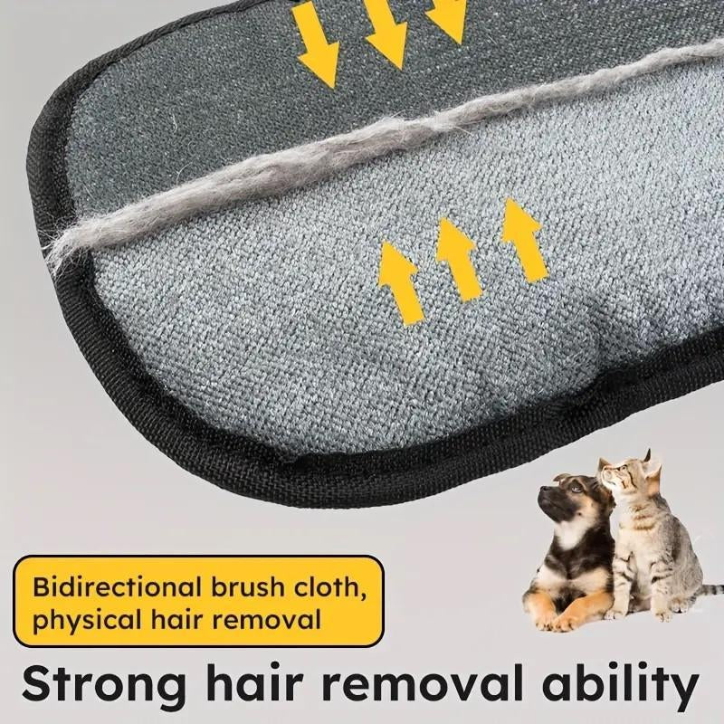[Use Horizontally] Pet Hair Remover Glove, Electrostatic Removal Gloves for Pet Hair, Pet Hair Remover Gloves for Dog & Cat, Reusable Pet Hair Remover Glove for Carpet, Couch, Clothing, Furniture