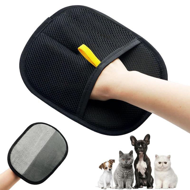 [Use Horizontally] Pet Hair Remover Glove, Electrostatic Removal Gloves for Pet Hair, Pet Hair Remover Gloves for Dog & Cat, Reusable Pet Hair Remover Glove for Carpet, Couch, Clothing, Furniture