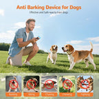 Golipal Dog Bark Stopper – Ultrasonic Dog Training Device, Long Range Bark Control, Rechargeable, LED Flashlight, Anti-Bark Collar Alternative