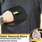 Pet Hair Remover Glove, Electrostatic Removal Gloves for Pet Hair, Pet Hair Remover Gloves for Dog & Cat, Reusable Pet Hair Remover Glove for Carpet, Couch, Clothing, Furniture(Use Horizontally)