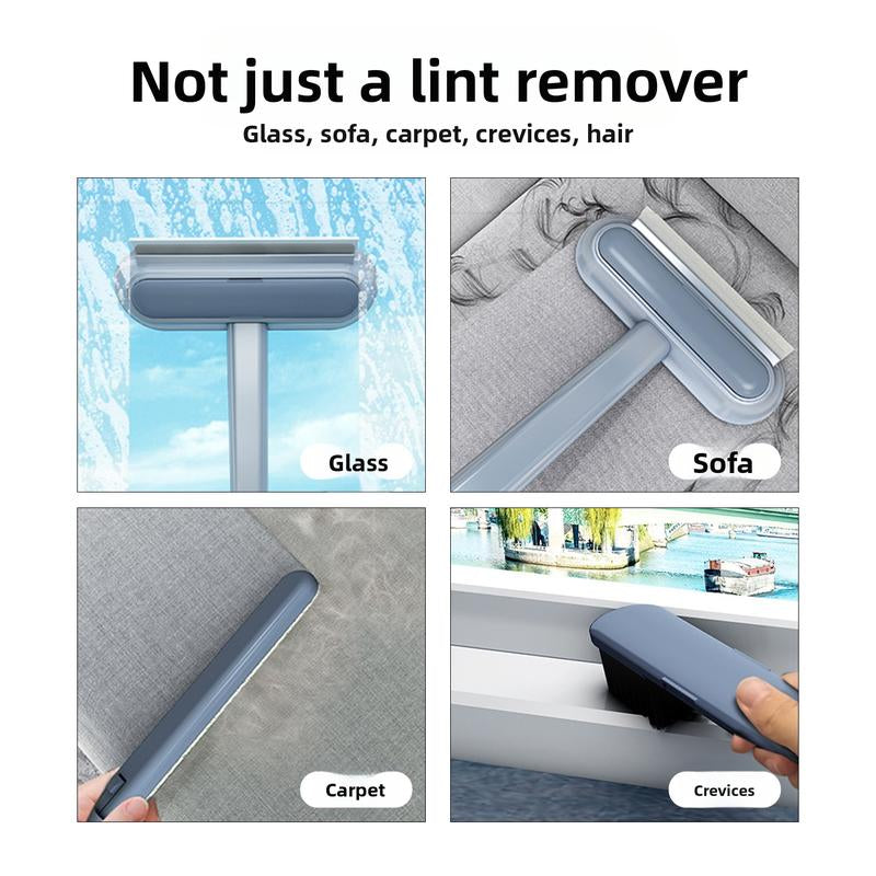 Long Handle Multifunctional Two-Way Hair Removal Brush Cat Hair Remover Sticky Hair Remover Dog Hair Cleaner Carpet Remover