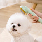 Cat Dod Pin Brush with Release Button,Cat Brush Pet Grooming Brush for Long&Short Haired Dogs Cats,Self Cleaning Slicker Brush Dog Hair Brush for Puppy Kitten Dog Massage and Removal of Loose Fur,Tangled Hair & Mats