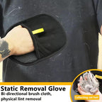 [Use Horizontally] Pet Hair Remover Glove, Electrostatic Removal Gloves for Pet Hair, Pet Hair Remover Gloves for Dog & Cat, Reusable Pet Hair Remover Glove for Carpet, Couch, Clothing, Furniture