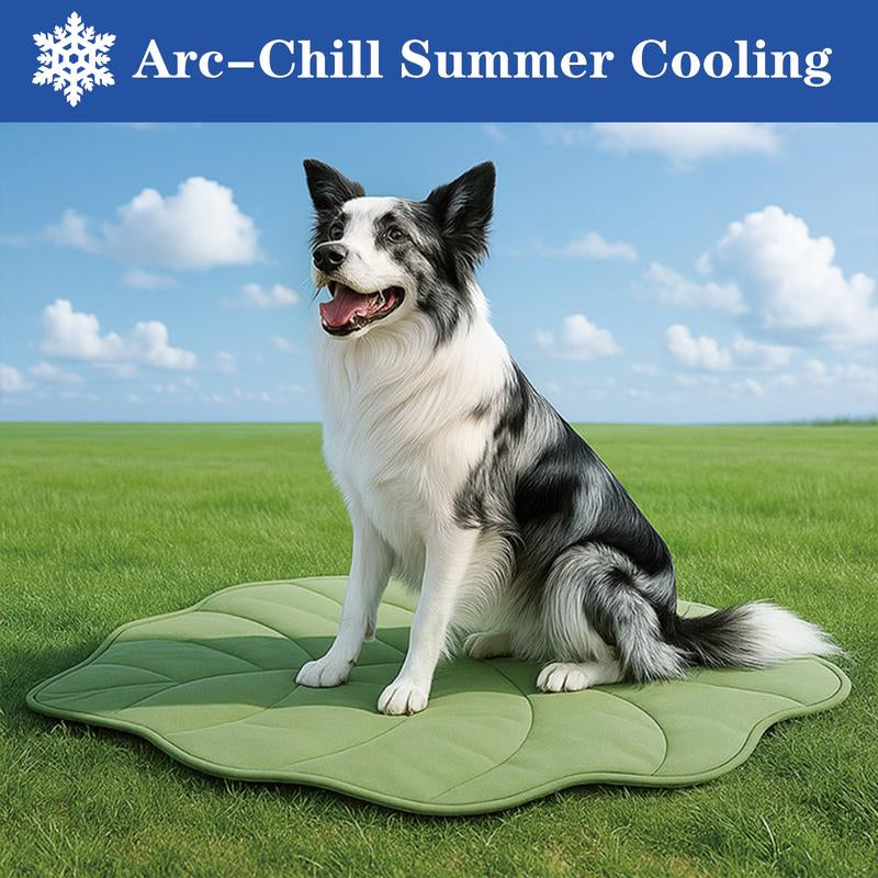 Vagascape Cooling Pet Mat, Eco-Friendly Cooling Pad for Large Dog, Pet Cooling Mats for Dog Bed and Cat House, Use in Crate, Tunk, Camping, Outdoors, Portable, Machine Washable, Durable, without Gel, Outdoorfun