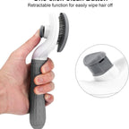 Furry Finds and Goods Self Cleaning Slicker Brush - Pet Grooming Tool for Dogs, Cats, and Bunnies with Long or Short Hair