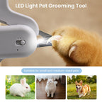 Pet Nail Trimmer with LED Light for Pet Nails with Light, Precise Nail Trimmer for Cats and Dogs, Safe Portable Child Safety Lock