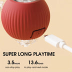 Interactive Cat Toy Ball: Automatically Rolling Electric Ball, Suitable for Indoor Cats/Dogs, Brings the Fun of Chasing Tails. Motion Sensing, Keeps Pets Busy and Enjoys Rich Sports Stimulation. Great Pet Gifts/Supplies.