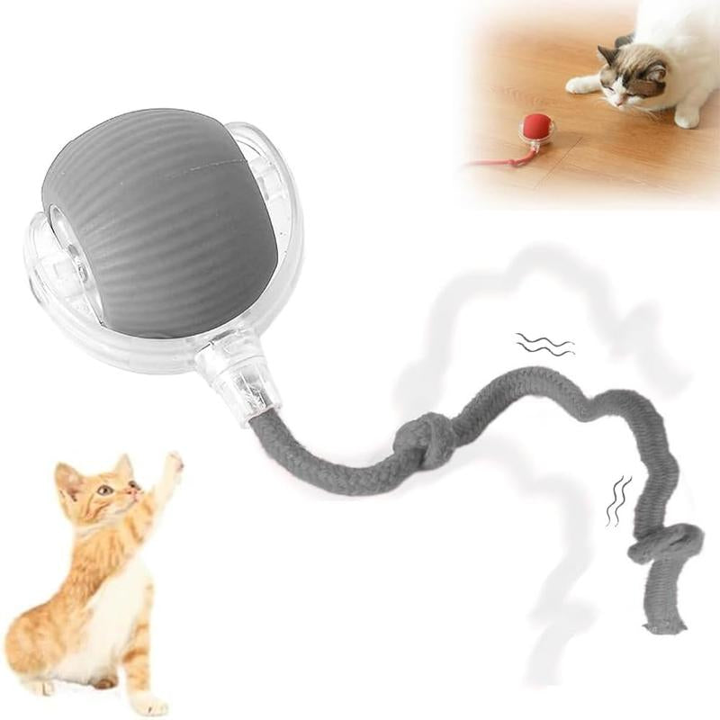 Electric Cat Toy Ball, Rechargeable Dog Ball Toy, Interactive Cat Teaser Toy, Automatic Rolling Ball Toy, Gift for Pets, Pet Supplies, Dog & Cat Accessories, Valentine'S Day Gift